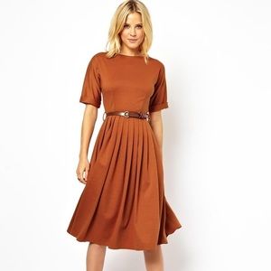 ASOS Midi dress with full skirt work office fall
